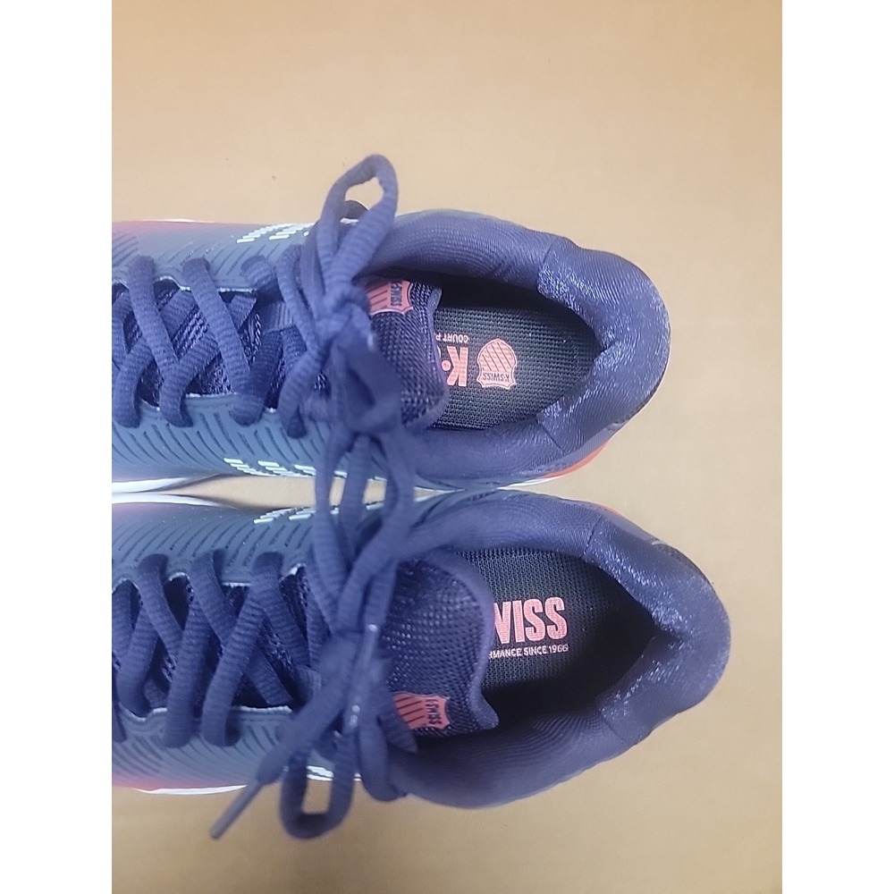 K-Swiss Womens Hypercourt Express 2 Tennis Shoes iPurple Plumeria/Hot Coral 6.5 - Picture 4 of 4